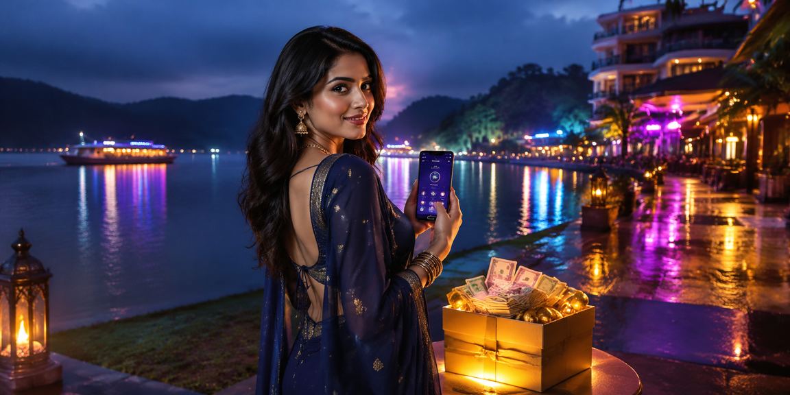 রাঙামাটিতে নিয়ন আলোয় মোবাইলে নতুন ক্যাসিনো গেম